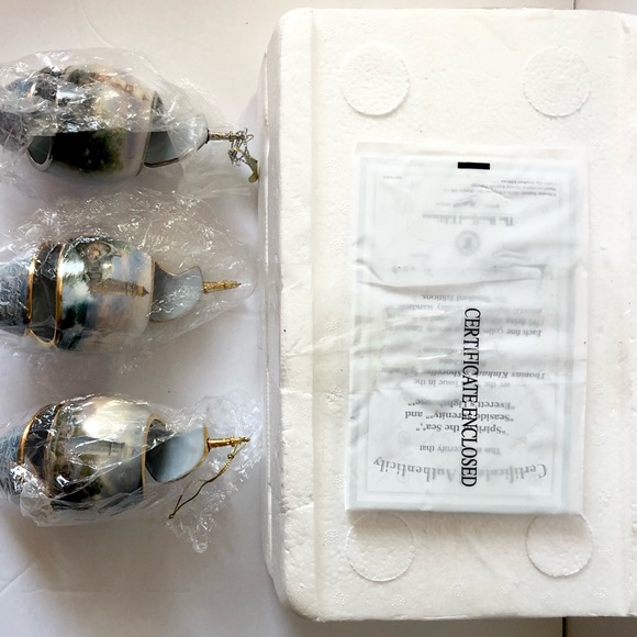 Set of 3 Vintage Thomas Kinkade’s “SHORELINE SPLENDOR “ Collectible New - Picture 6 of 13